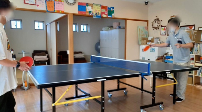 ラリー卓球で楽しみました ラリー卓球で楽しみました