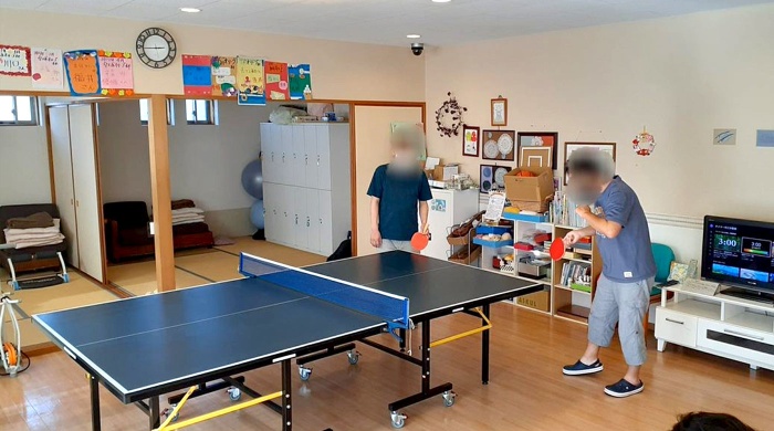 ラリー卓球で楽しみました ラリー卓球で楽しみました