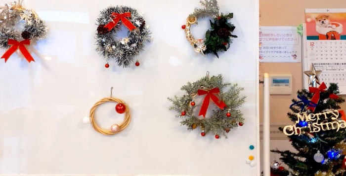 クリスマスリース作り クリスマスリース作り