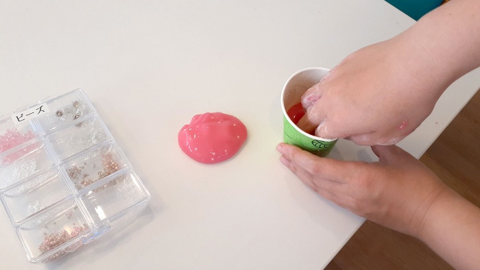 アロマスライム作り アロマスライム作り