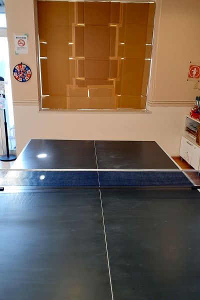 卓球用のサンシェードを作りました 卓球用のサンシェードを作りました