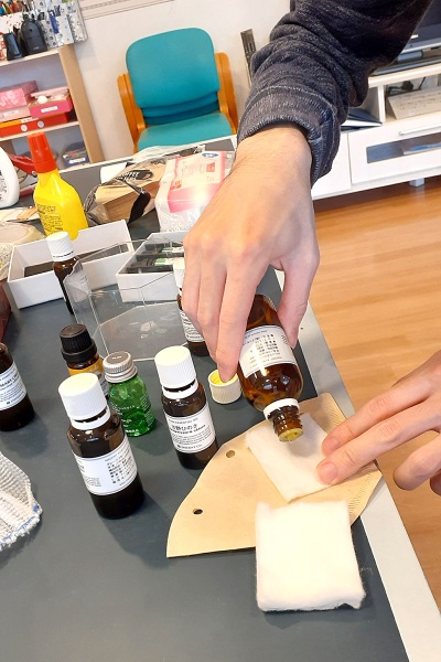 アロマサシェ作り アロマサシェ作り