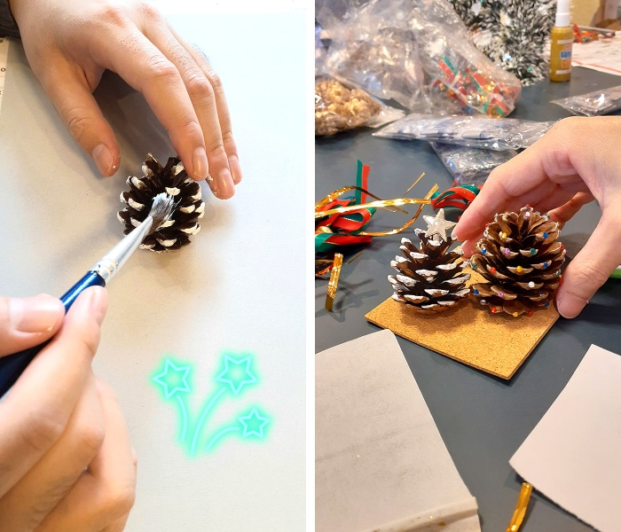 X'mas ツリー作り X'mas ツリー作り